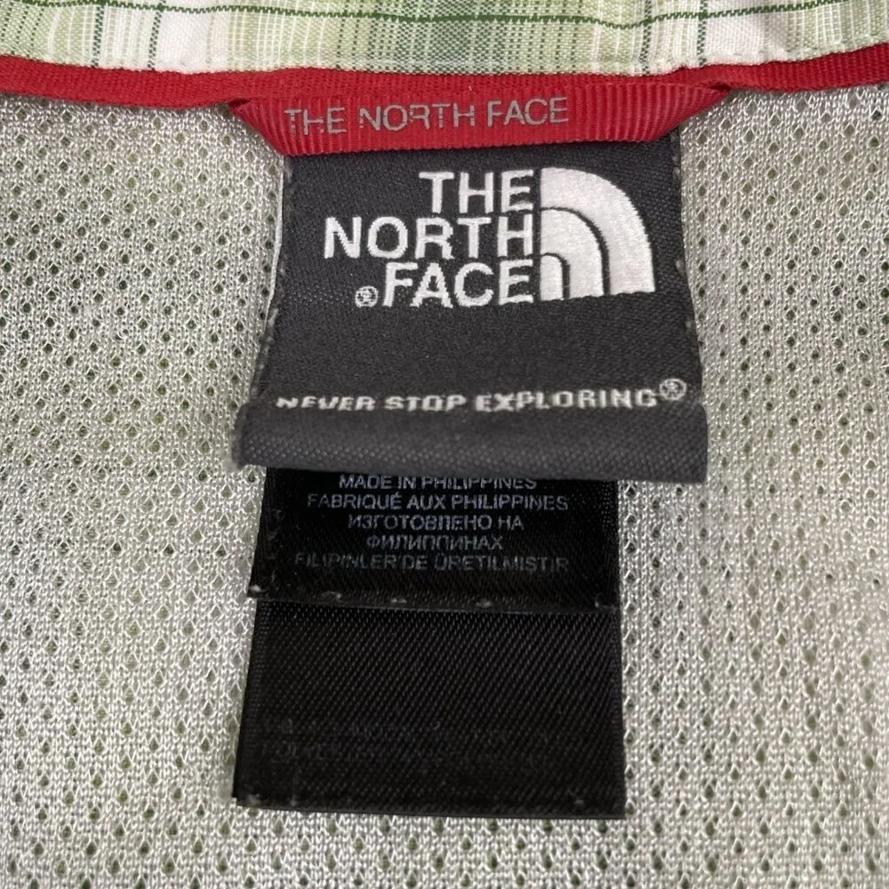The North Face Tekwear Button Up Shirt Men’s XXL Green Plaid Short Sleeve Hike